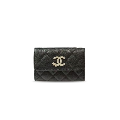CHANEL 25B CC COMET LOGO FLAP CARD HOLDER AP4812 (11*8.5*3cm) CHANEL 25B CC COMET LOGO FLAP CARD HOLDER AP4812 (11*8.5*3cm)
